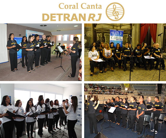 Coral canta Detran Coral canta Detran